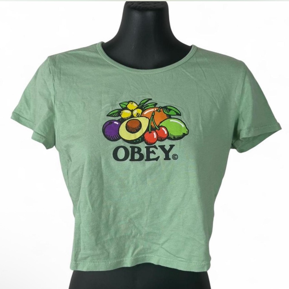 Obey Crop Top Excellent Used Condition M